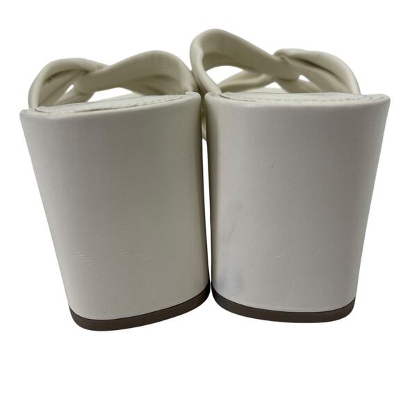 Everlane The Day Twist Heel in White Size 9.5 Summer - Picture 9 of 13